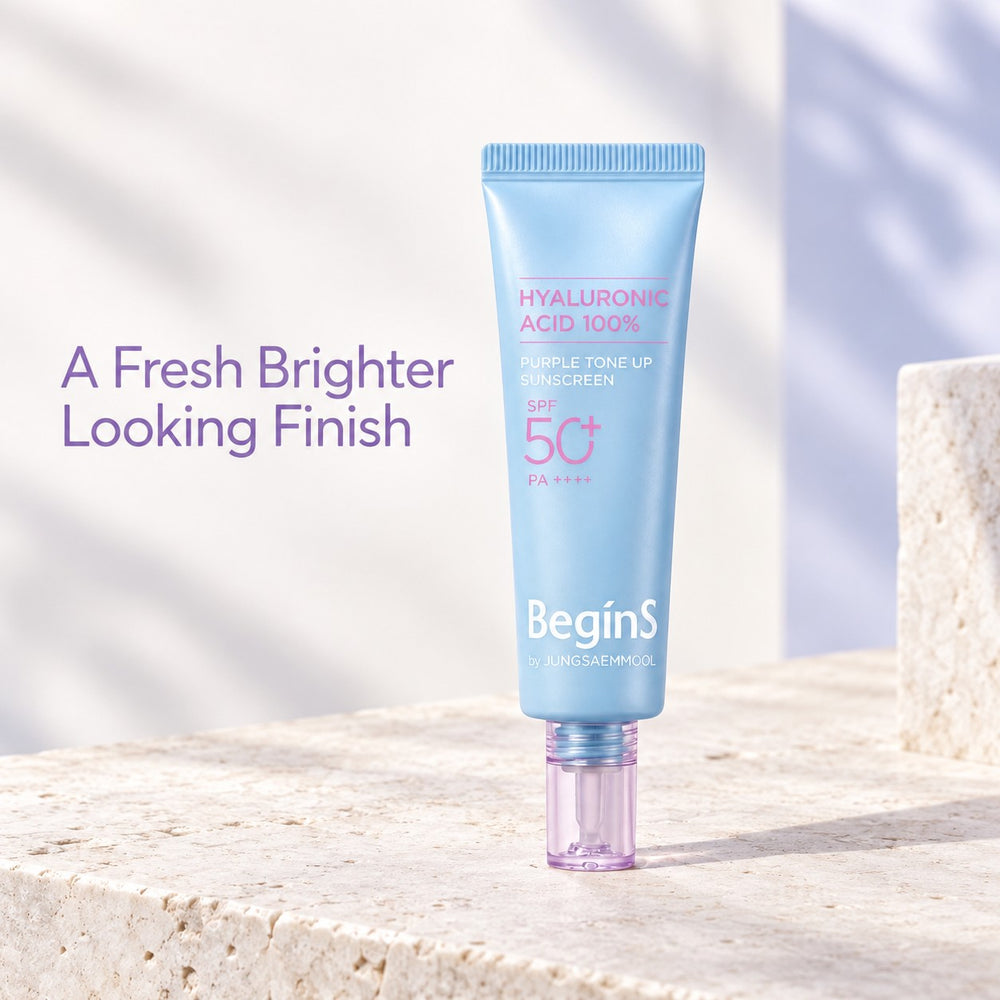 BeginS by JUNGSAEMMOOL Hyaluronic Acid Purple Tone Up Sunscreen 50ml