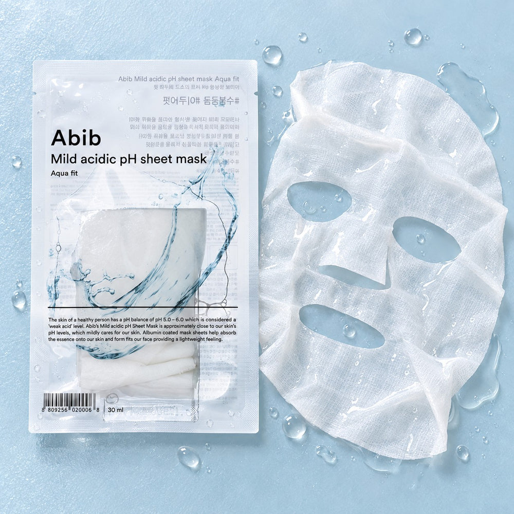 Abib Mild Acidic pH Sheet Mask Aqua Fit 10 Sheets