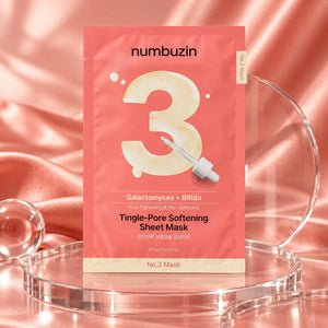 numbuzin No.3 Tingle-Pore Softening Sheet Mask 10 Sheets