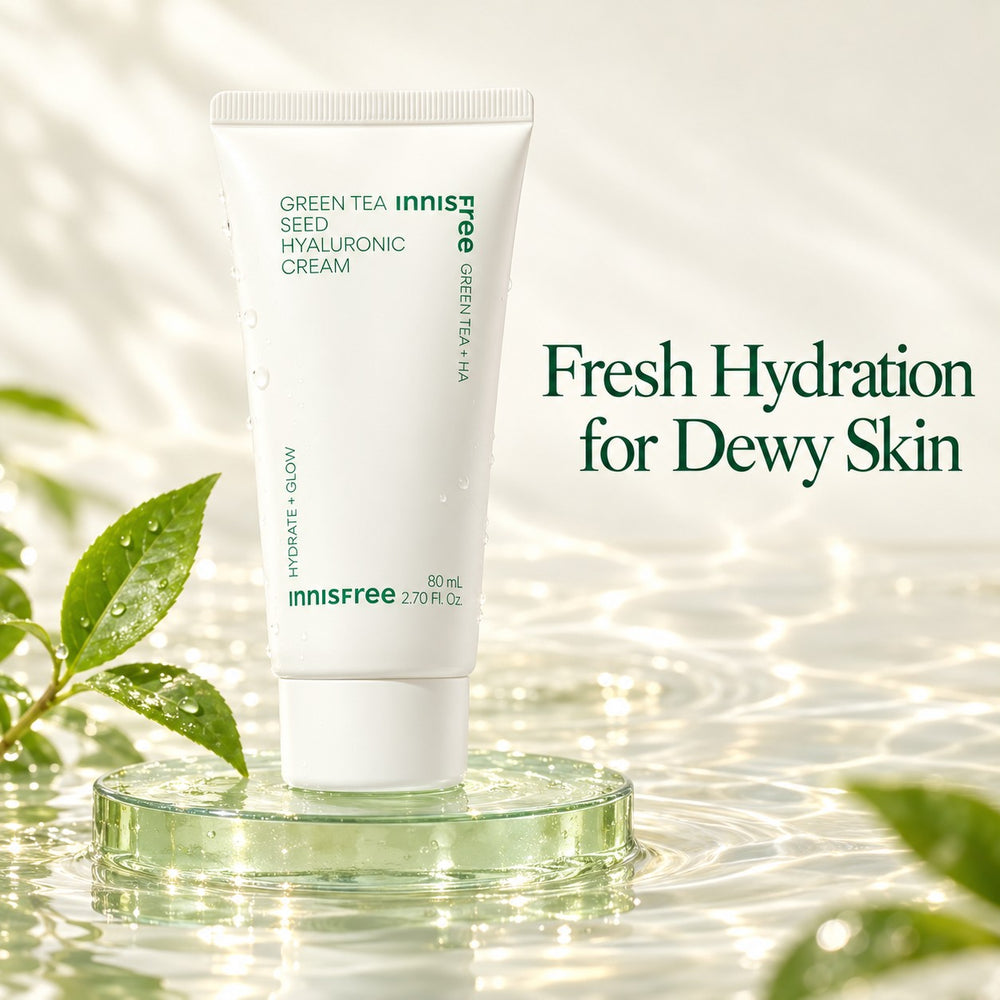 Innisfree Green Tea Hyaluronic Moisturizing Cream 80ml