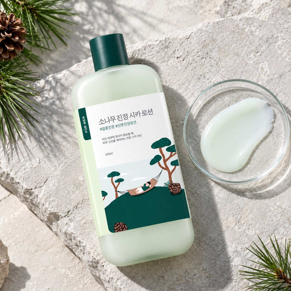ROUND LAB For Men Pine Calming Cica Lotion 300ml