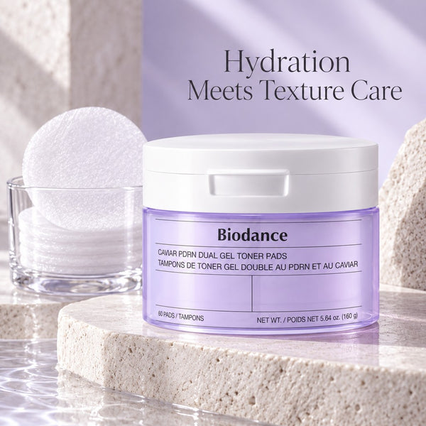 Biodance Caviar PDRN Dual Gel Toner Pad 60 Pads