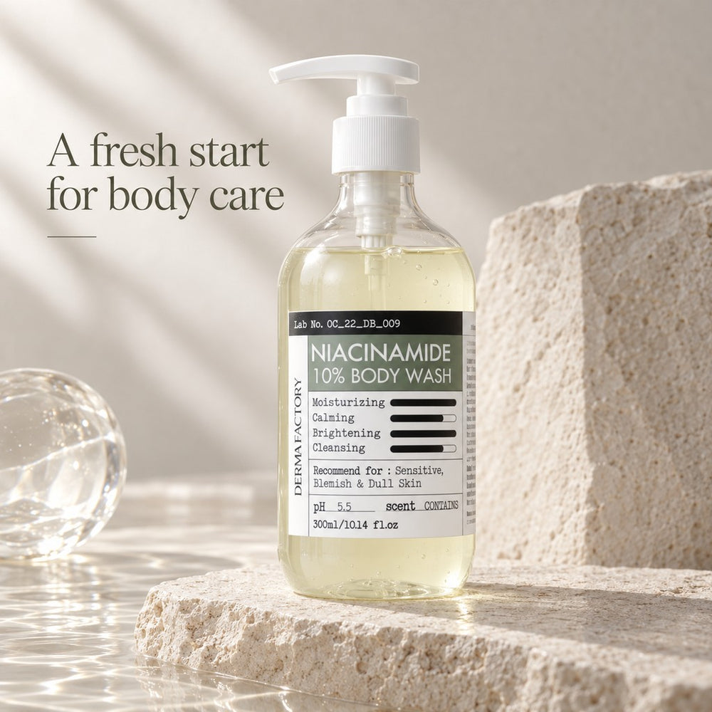 DERMA FACTORY Niacinamide 10% Body Wash 300ml