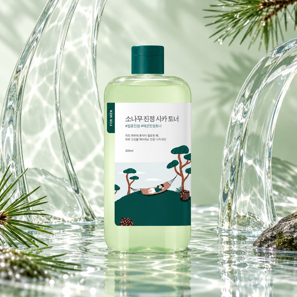 ROUND LAB For Men Pine Calming Cica Toner 300ml