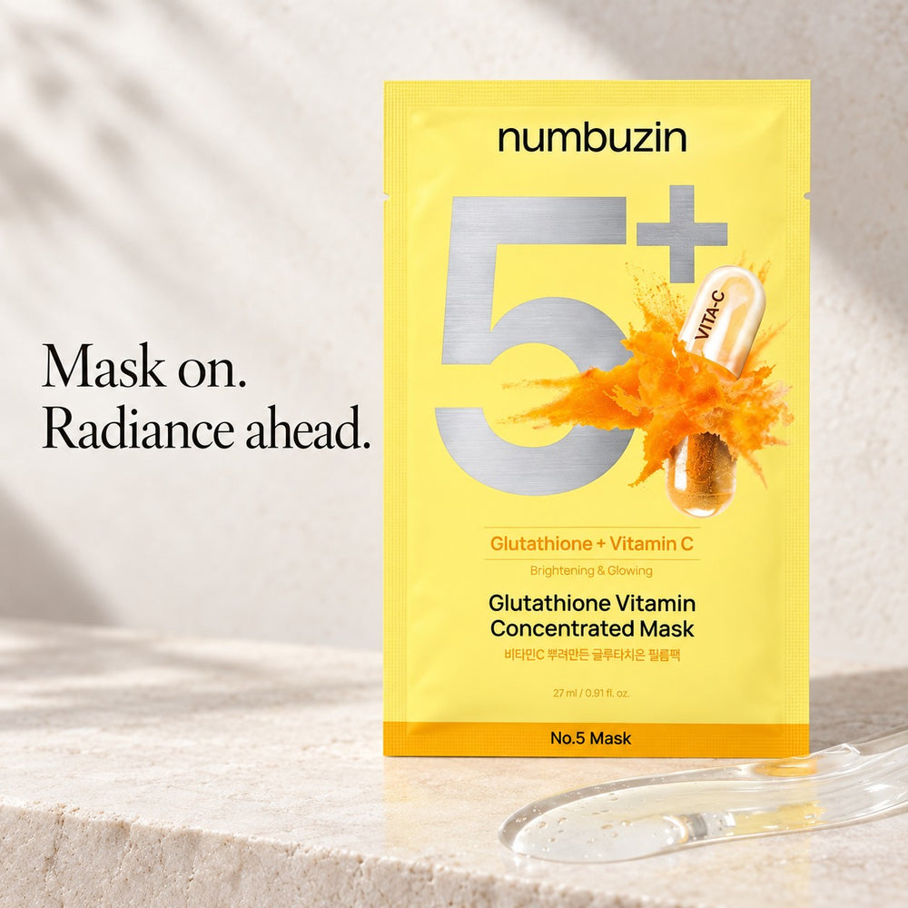 numbuzin No.5 Glutathione Vitamin Concentrated Mask 5 Sheets