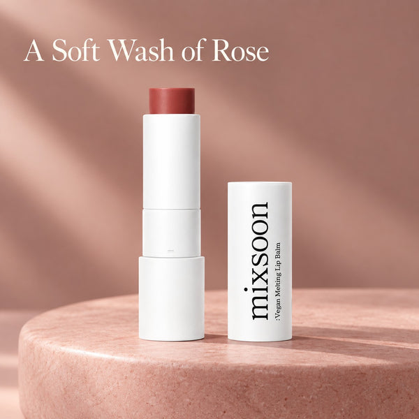 mixsoon Vegan Melting Lip Balm Dry Rose 4.1g