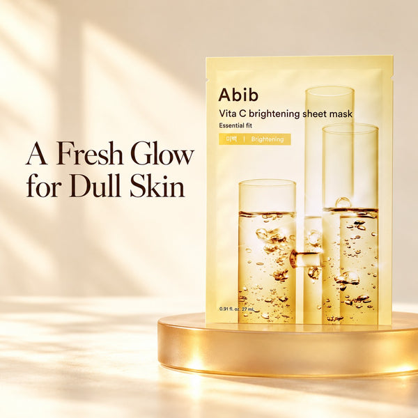Abib Vita C Brightening Sheet Mask Essential Fit 10 Sheets