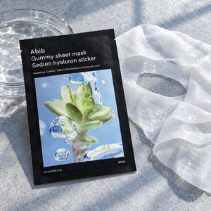 Abib Gummy Sheet Mask Sedum hyaluron sticker 10 Sheets
