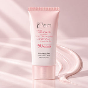make p:rem Soothing Pink Tone Up Sun Cream 50ml