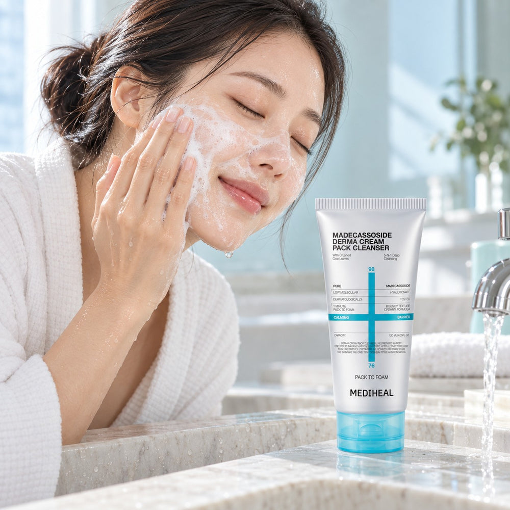 MEDIHEAL Madecassoside Derma Cream Pack Cleanser 120ml