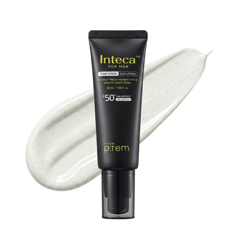 make p:rem Inteca For Men Tone Cover Sun Lotion 50ml