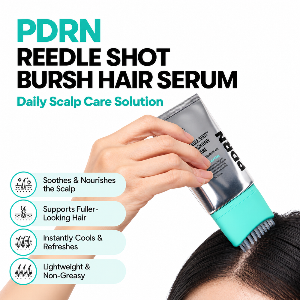 PDRN Reedle Shot Brush Hair Serum