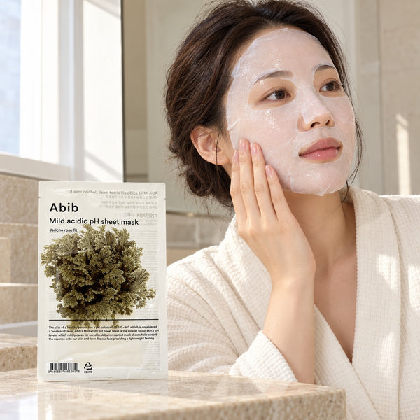 Abib Mild Acidic pH Sheet Mask Jericho Rose Fit 10 Sheets