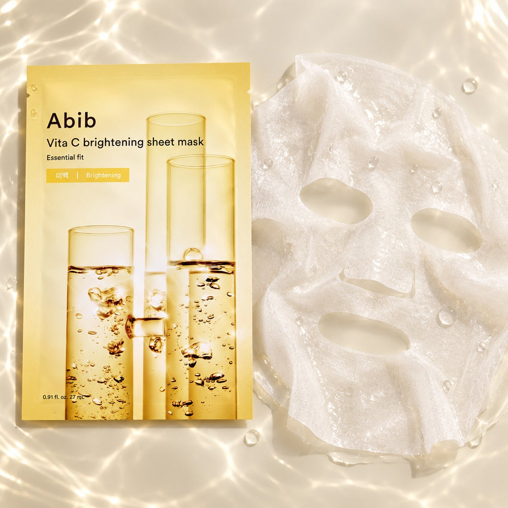 Abib Vita C Brightening Sheet Mask Essential Fit 10 Sheets