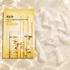 Abib Vita C Brightening Sheet Mask Essential Fit 10 Sheets