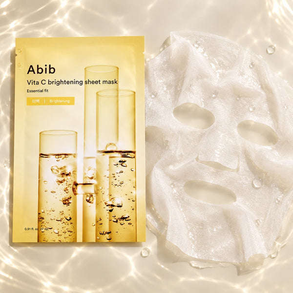 Abib Vita C Brightening Sheet Mask Essential Fit 10 Sheets