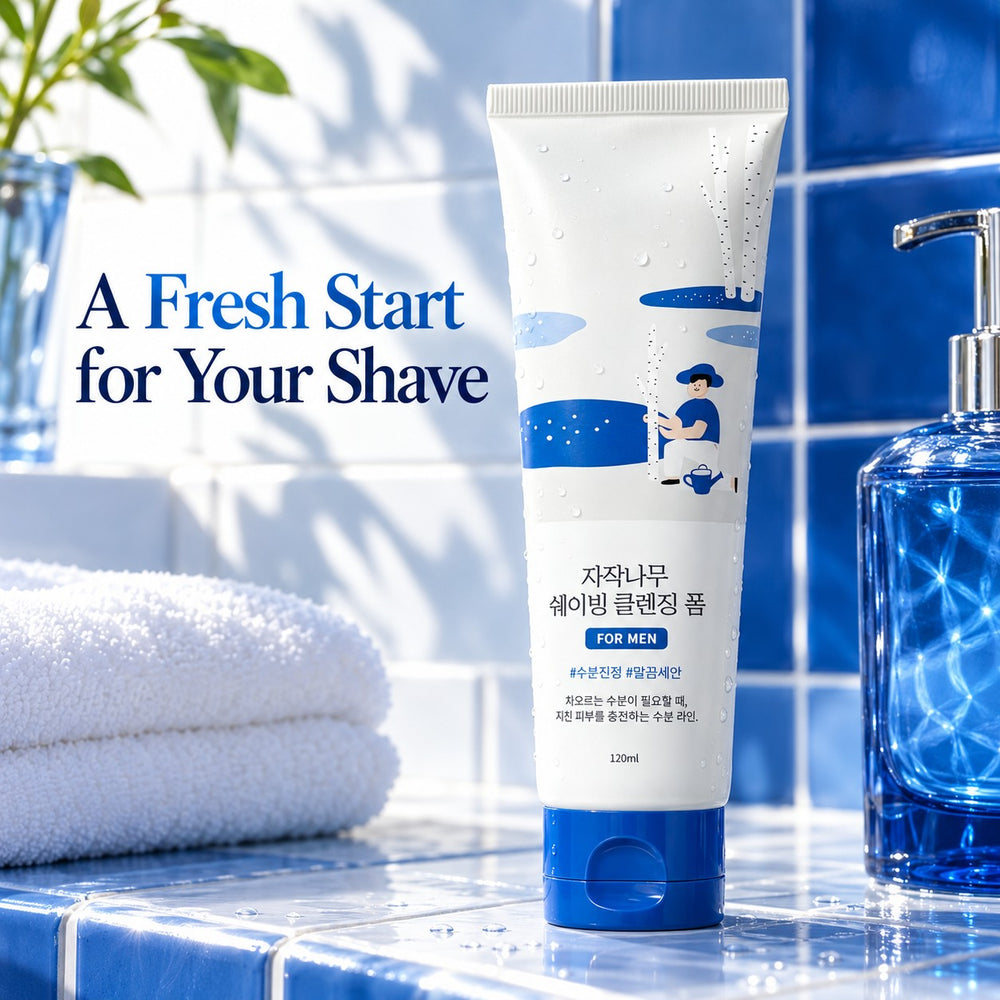 ROUND LAB For Men Birch Juice Shaving Cleansing Foam 120ml