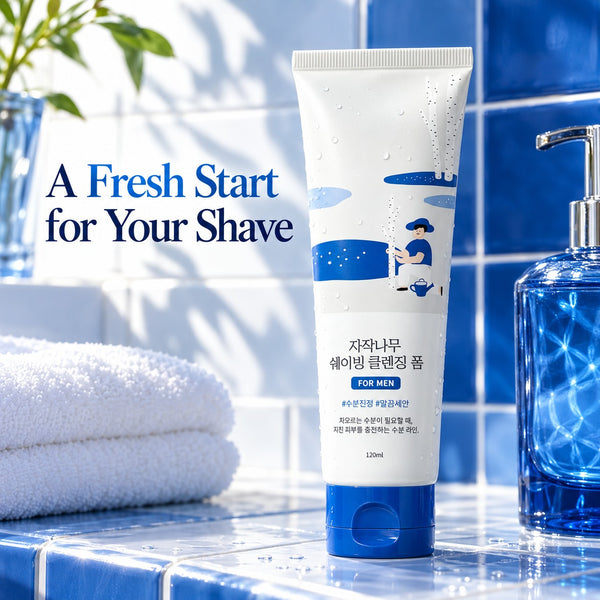 ROUND LAB For Men Birch Juice Shaving Cleansing Foam 120ml