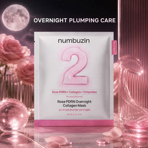 numbuzin No.2 Rose PDRN Overnight Collagen Mask 4 Sheets