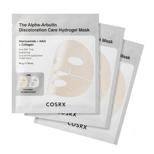 COSRX The Alpha-Arbutin Discoloration Care Hydrogel Mask 3 Sheets