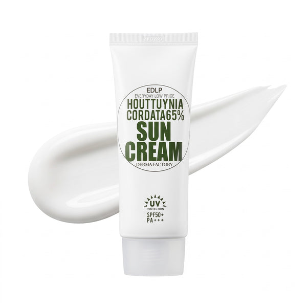DERMA FACTORY EDLP Houttuynia Cordata 65% Sun Cream SPF50+ PA+++ 50g