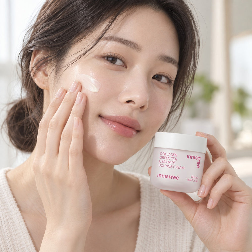 Innisfree Collagen Green Tea Ceramide Bounce Cream 50ml