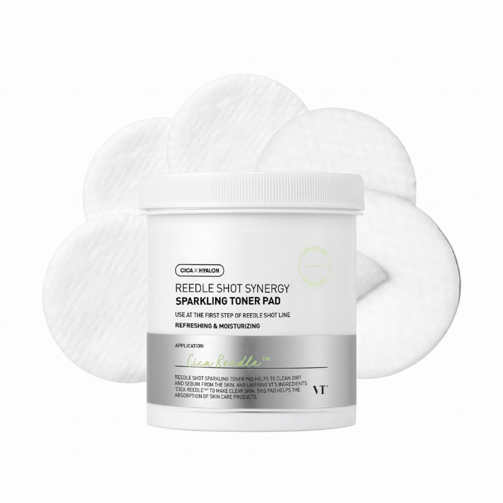 VT Reedle Shot Synergy Sparkling Toner Pad 80 Pads