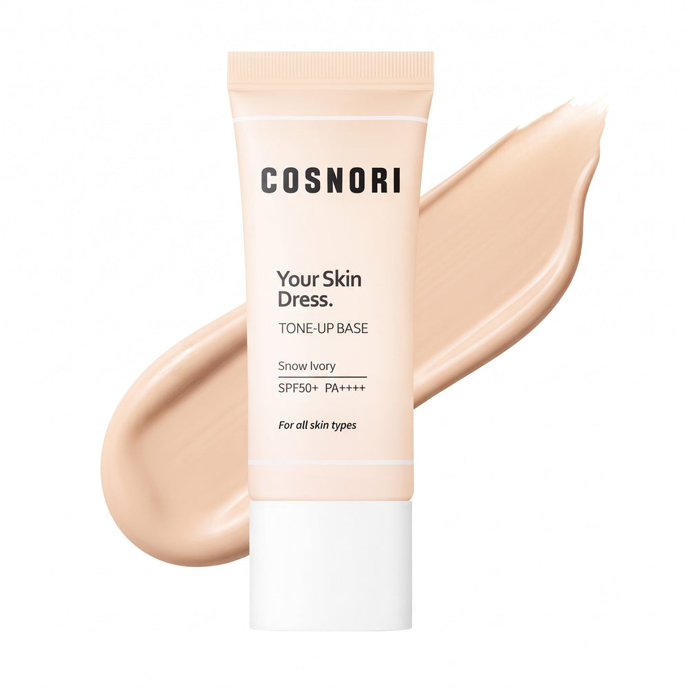 COSNORI Your Skin Dress Tone-Up Base SPF 50+ PA++++ Snow Ivory 35ml