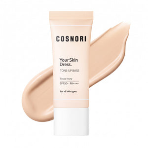 COSNORI Your Skin Dress Tone-Up Base SPF 50+ PA++++ Snow Ivory 35ml