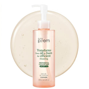 make p:rem Safe me Oil to Foam Cleanser 200ml