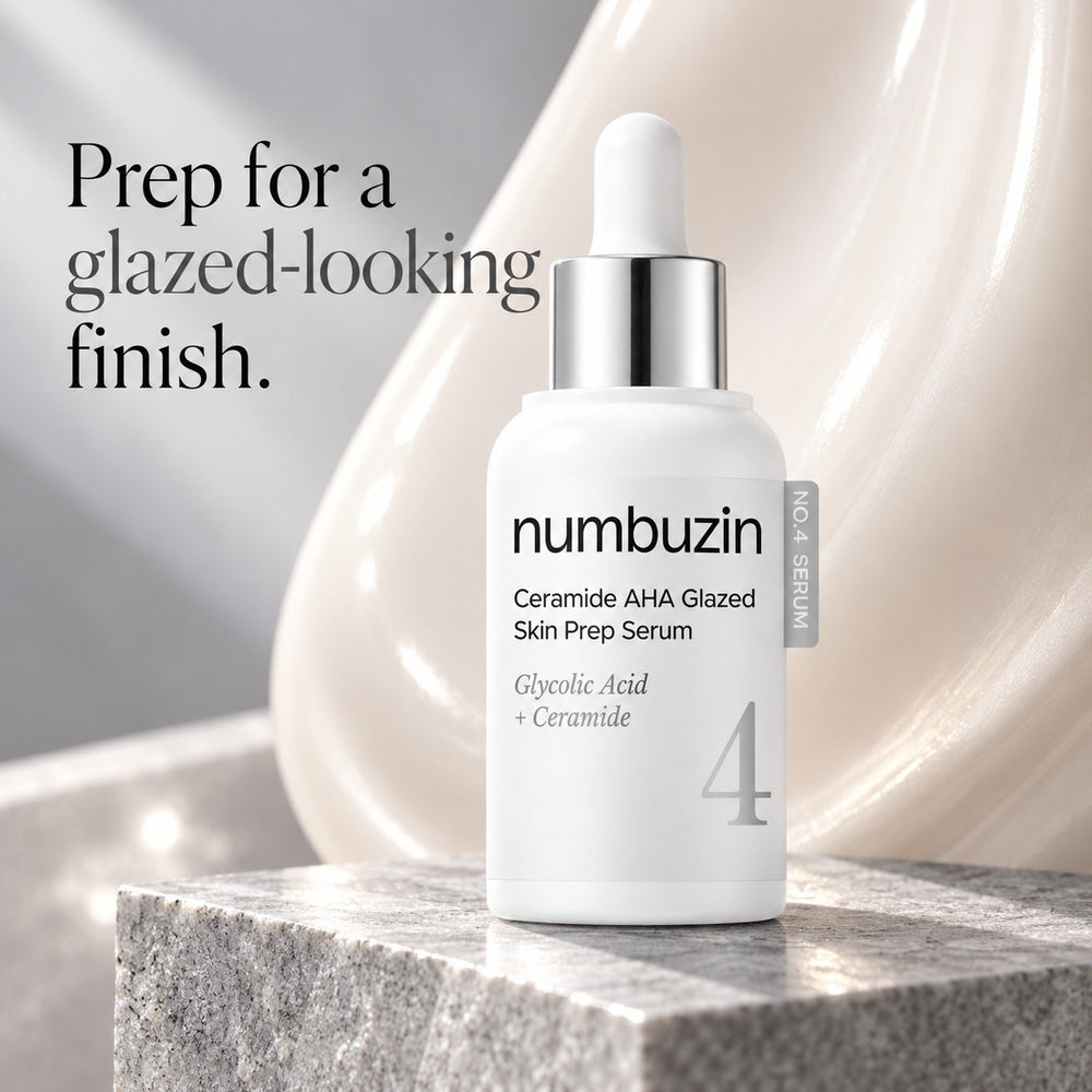numbuzin No.4 Ceramide AHA Glazed Skin Prep Serum 30ml