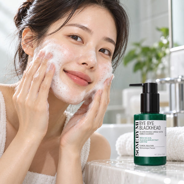 SOME BY MI Bye Bye Blackhead 30 Days Miracle Green Tea Tox Bubble Cleanser 120g