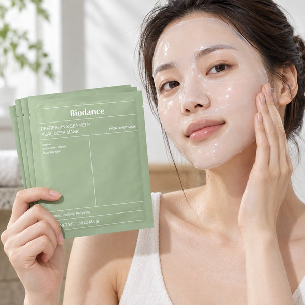 Biodance Refreshing Sea Kelp Real Deep Mask 4 Sheets