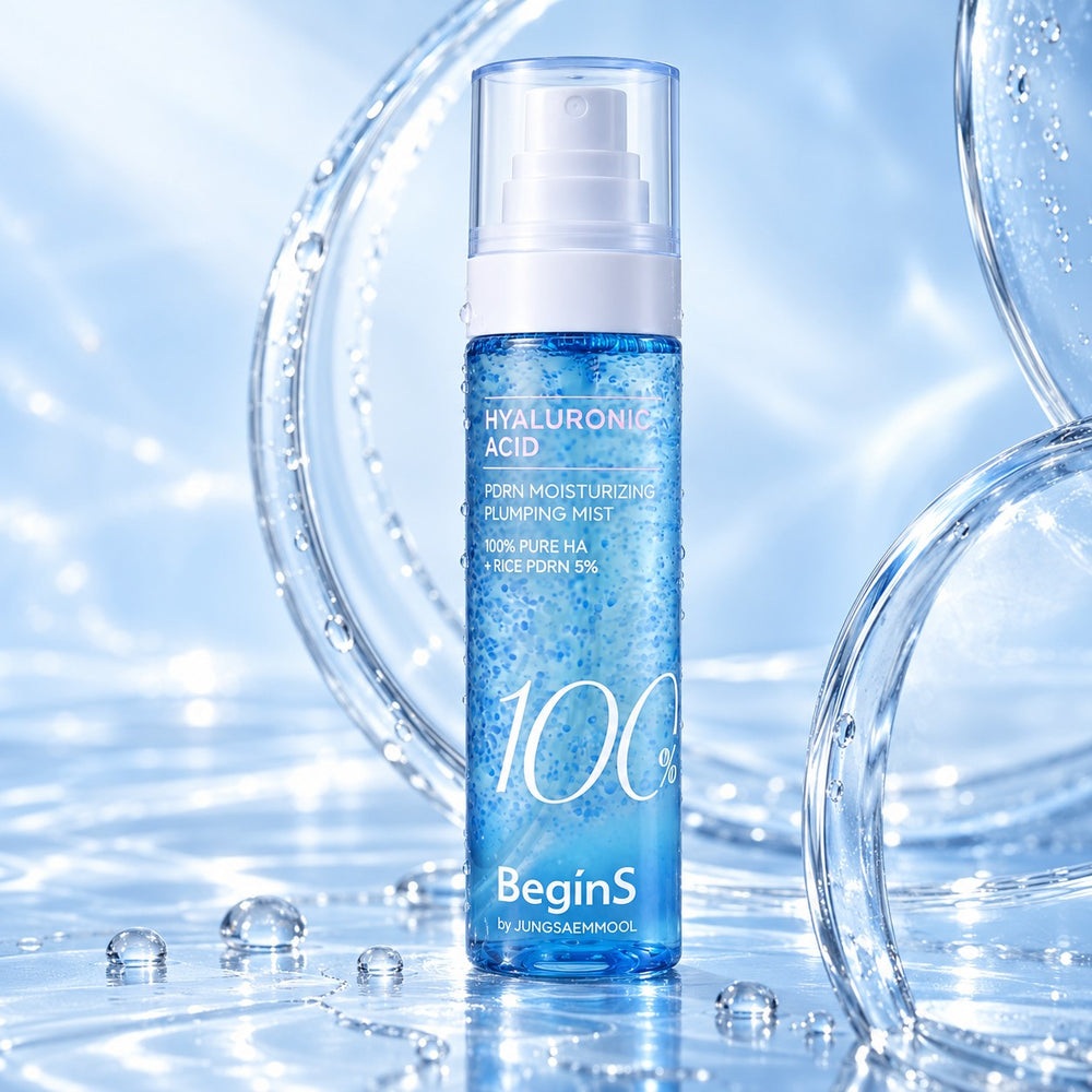 BeginS by JUNGSAEMMOOL Blue Hydrangea Hyaluronic Acid 100 PDRN Moisturizing Plumping Mist 100ml