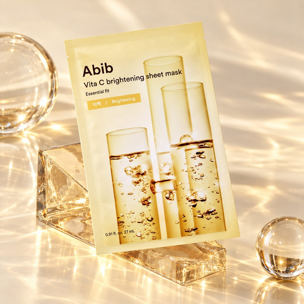 Abib Vita C Brightening Sheet Mask Essential Fit 10 Sheets