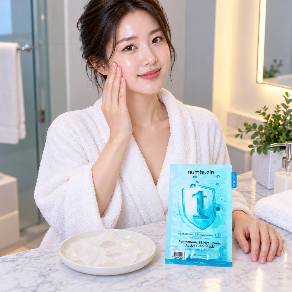 numbuzin No.1 Pantothenic B5 Hyaluronic Active Clear Mask 10 Sheets