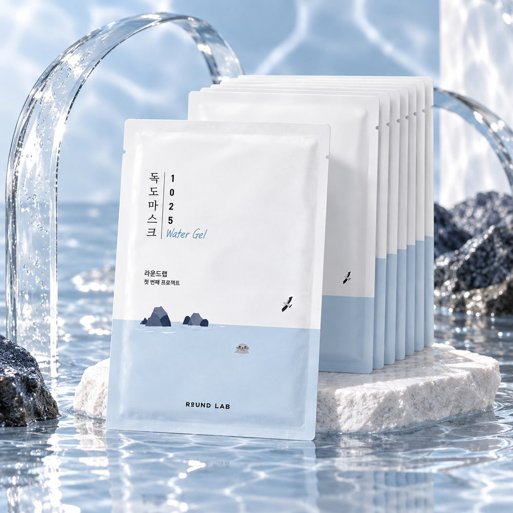ROUND LAB 1025 Dokdo Water Gel Mask 10 Sheets