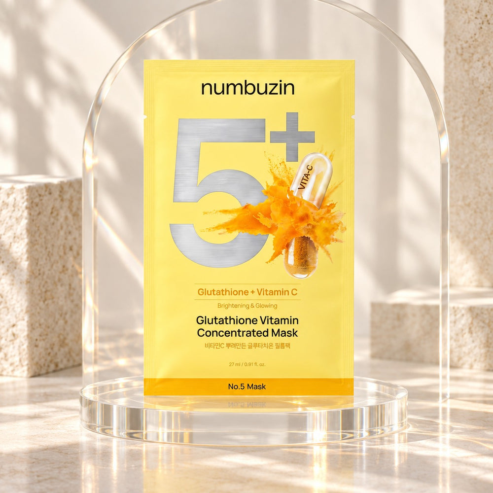 numbuzin No.5 Glutathione Vitamin Concentrated Mask 5 Sheets