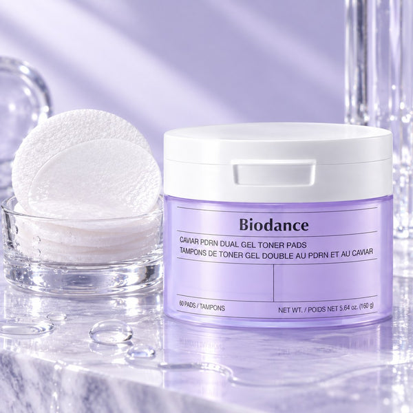Biodance Caviar PDRN Dual Gel Toner Pad 60 Pads
