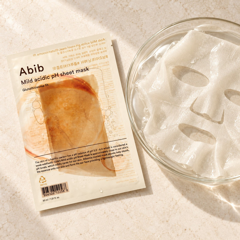 Abib Mild Acidic pH Sheet Mask Glutathiosome Fit 10 Sheets