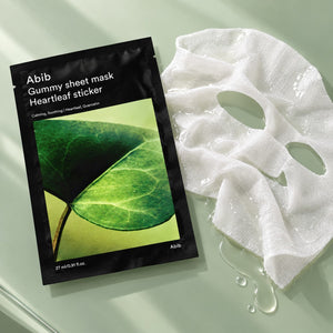 Abib Gummy Sheet Mask Heartleaf Sticker 10 Sheets