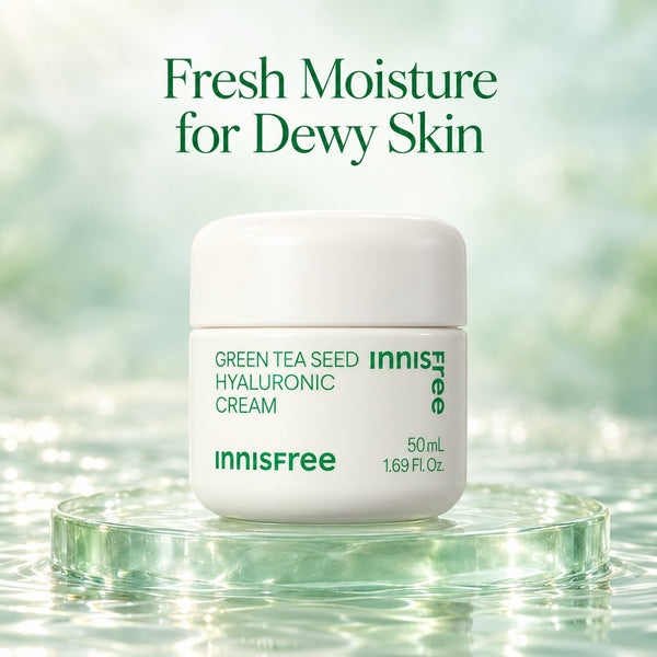 Innisfree Green Tea Hyaluronic Moisturizing Cream 50ml