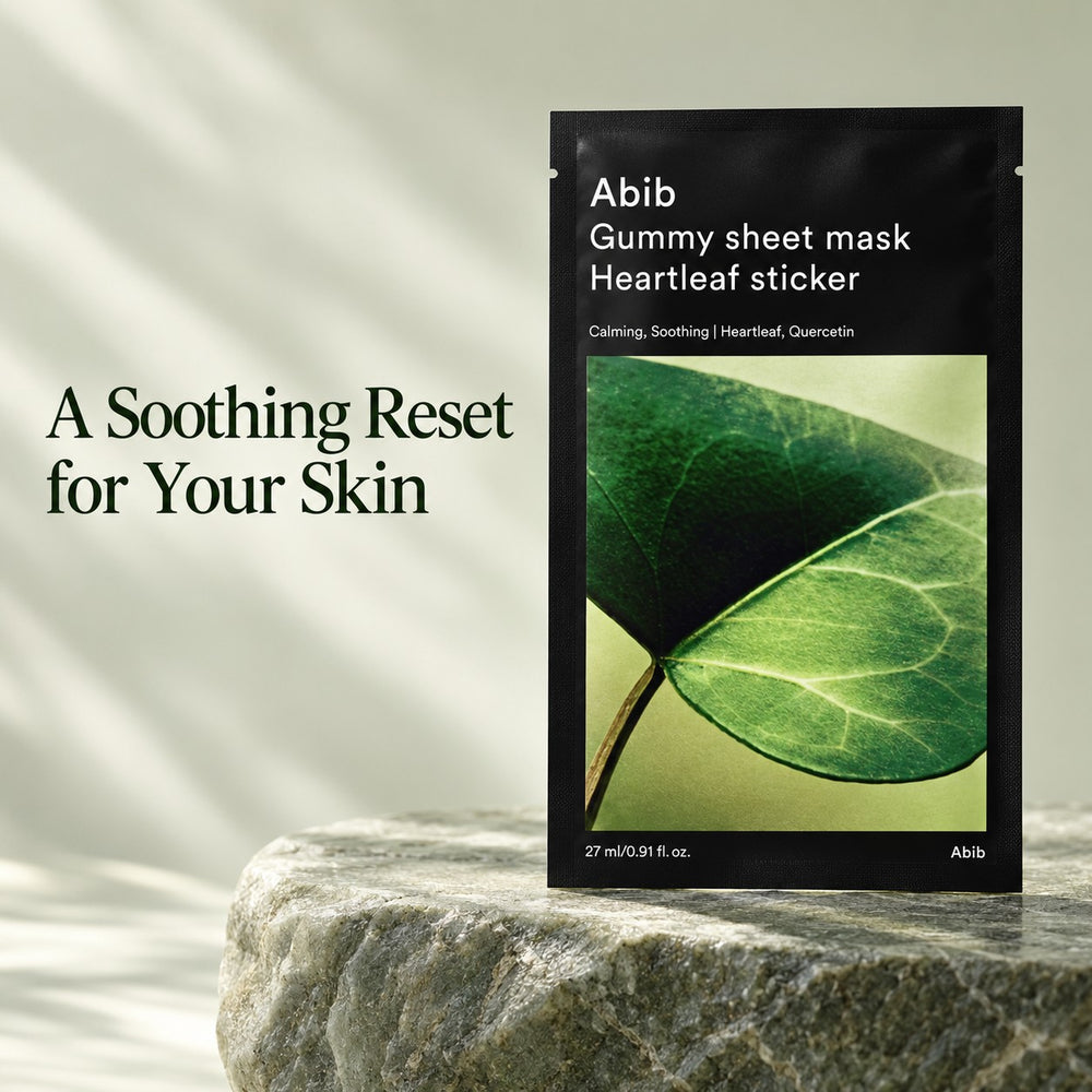 Abib Gummy Sheet Mask Heartleaf Sticker 10 Sheets
