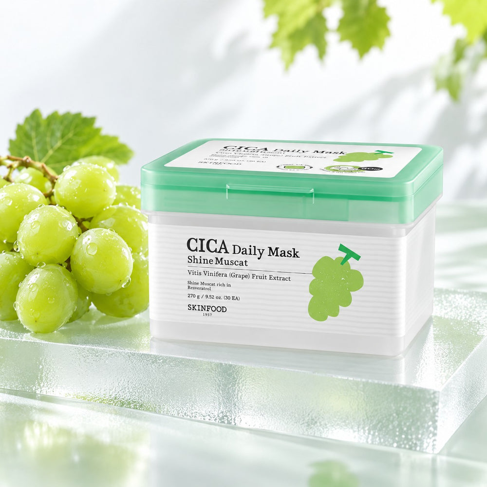 SKINFOOD Shine Muscat Cica Daily Mask 30 Sheets