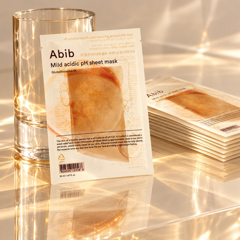 Abib Mild Acidic pH Sheet Mask Glutathiosome Fit 10 Sheets