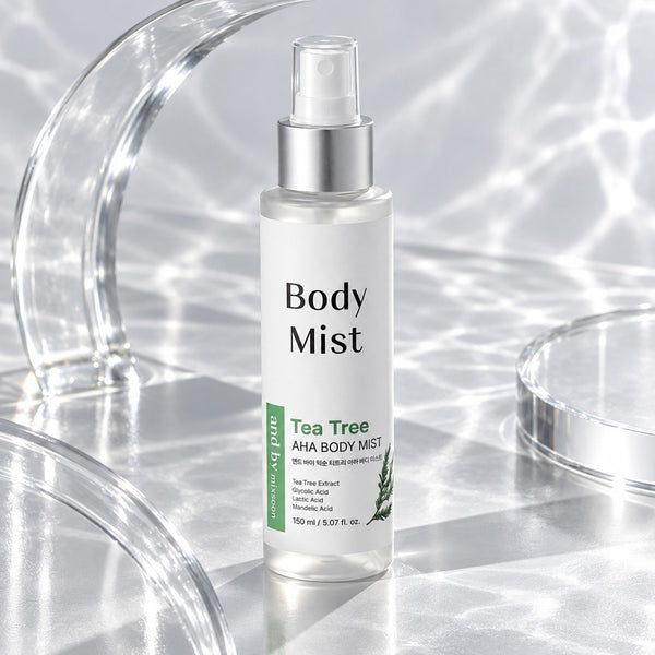 and by mixsoon Tea Tree AHA Body Mist 150ml