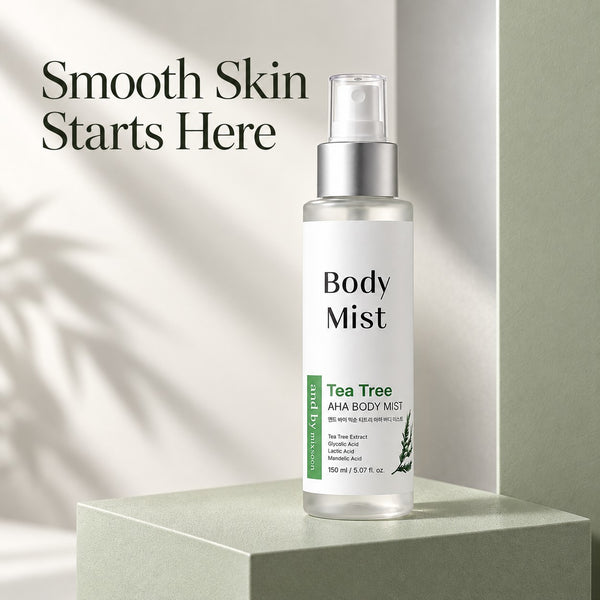 and by mixsoon Tea Tree AHA Body Mist 150ml
