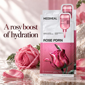 MEDIHEAL Rose PDRN Essential Mask 10 Sheets