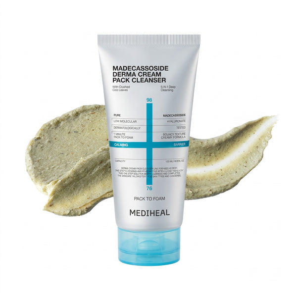 MEDIHEAL Madecassoside Derma Cream Pack Cleanser 120ml