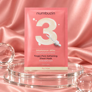 numbuzin No.3 Tingle-Pore Softening Sheet Mask 5 Sheets
